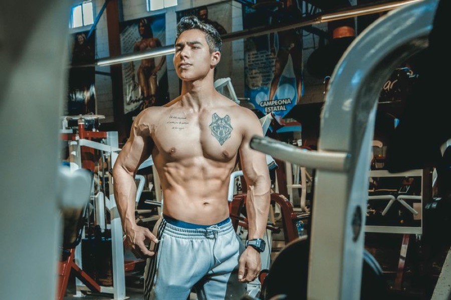 Group of young attractive girls exercise fitnes at club